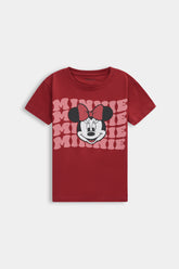 Girls HD Printed Minnie Tee